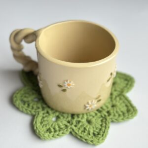 dziergana podkładka pod kubek